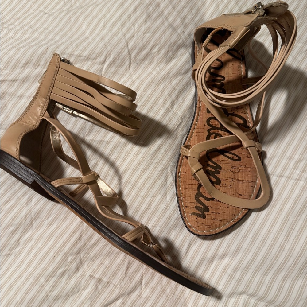 Tan Strappy Sandals